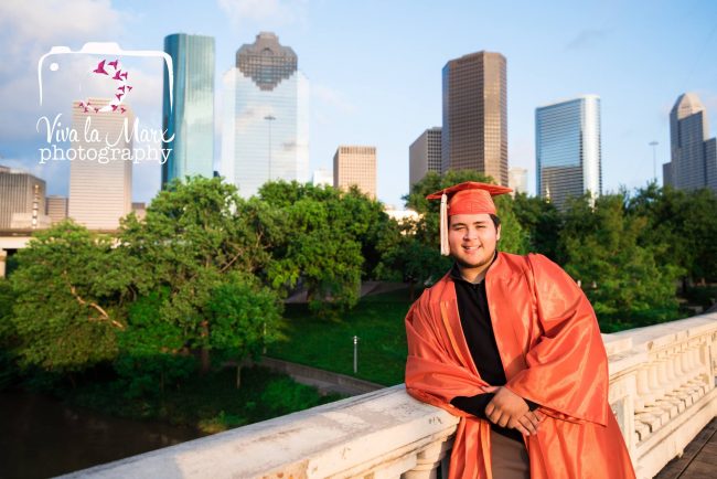 Downtown Houston Senior Session
