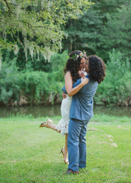 Bohemian bride in Houston