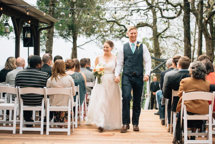 Red Ridge outdoor wedding Smithville, Texas