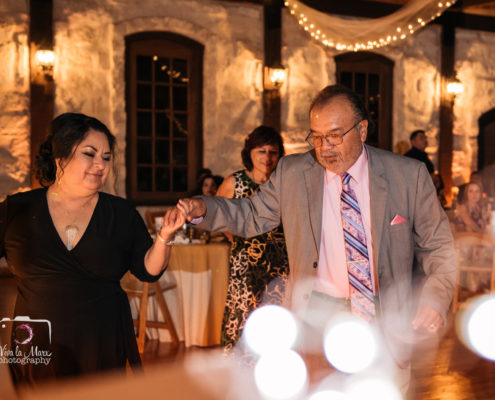 Creative Dance floor photography at The Springs Event Venue in Angleton