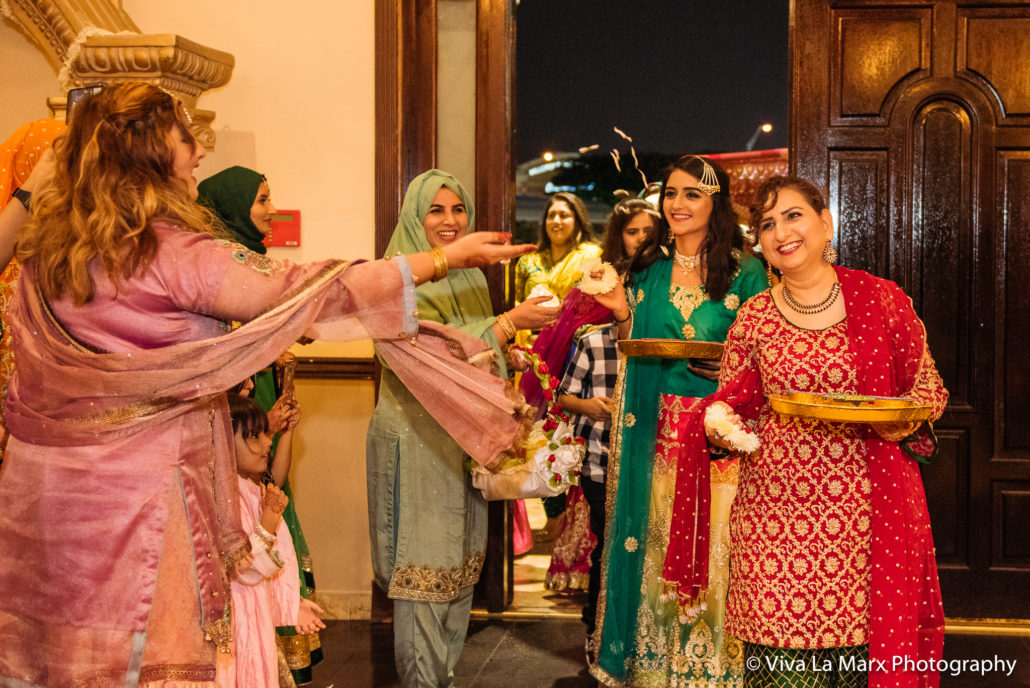 Groom entering Houston Pakistani Wedding