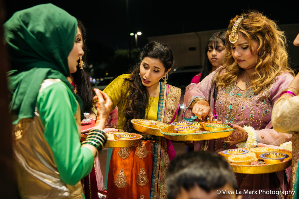 Houston Pakistani Wedding lighting candles